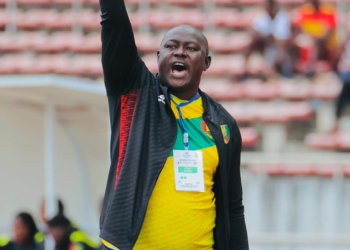 Sékou « Nesta » Camara et les membres du nouveau staff technique du Syli U17 désignés par la Direction Technique Nationale de Guinée.