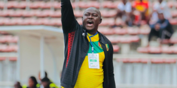Sékou « Nesta » Camara et les membres du nouveau staff technique du Syli U17 désignés par la Direction Technique Nationale de Guinée.