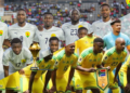 Le Syli National de Guinée avant son match contre l’Afrique du Sud dans les éliminatoires de la CAN 2027.