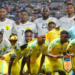 Le Syli National de Guinée avant son match contre l’Afrique du Sud dans les éliminatoires de la CAN 2027.