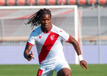 Fodé Sylla célèbre son premier but avec le FC Sion face à Grasshoppers.