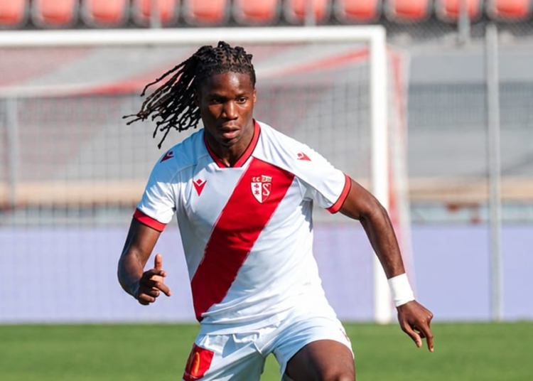 Fodé Sylla célèbre son premier but avec le FC Sion face à Grasshoppers.