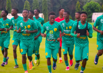 Les 21 joueurs retenus par la Guinée pour le tournoi qualificatif UFOA-A U17 au Sénégal.