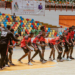 La sélection guinéenne juniors de handball célèbre sa victoire face au Rwanda à Abidjan.