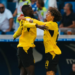 Serhou Guirassy célèbre son doublé avec Dortmund face à Villarreal en Ligue des champions.