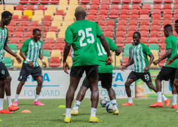 Le Hafia FC face à l’AS Douane lors du match aller du tour préliminaire de la Coupe de la Confédération.