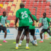 Le Hafia FC face à l’AS Douane lors du match aller du tour préliminaire de la Coupe de la Confédération.
