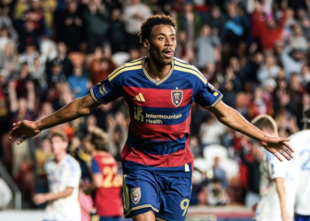 Morgan Guilavogui sous le maillot du Real Salt Lake en MLS.