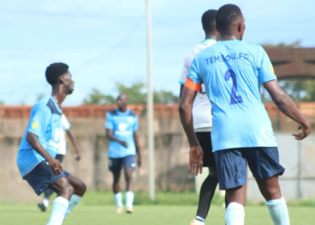 Tembou FC, Kaloum FC et Union FC lors de la deuxième journée de Ligue 2 en Guinée.