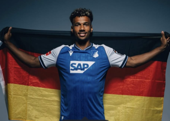 Bambasé Conté, milieu offensif germano-guinéen de Hoffenheim.
