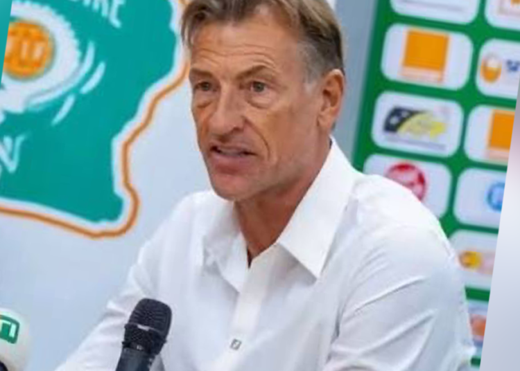 Hervé Renard, sélectionneur de la Côte d’Ivoire, dévoile sa première liste pour les éliminatoires de la CAN 2027.