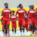 Horoya célèbre sa victoire contre la JS Saoura (3-1) et sa qualification au deuxième tour de la Ligue des champions CAF.