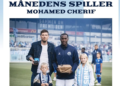 Mohamed Chérif Haïdara élu Joueur du mois par Sønderjyske Fodbold.
