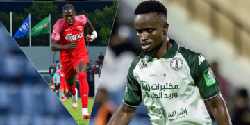 Mohamed Kanté, Seydouba Cissé et Yaya Dukuly, internationaux guinéens en club.