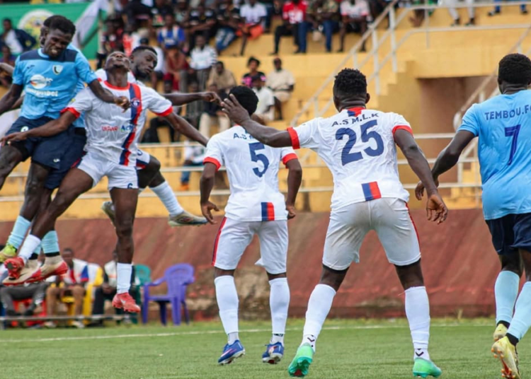 Tembou FC et le MLK se neutralisent lors de la première journée de Ligue 2 à Kamsar.