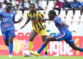 Yamoussoukro FC célèbre sa victoire face à l’ASEC Mimosas lors de la première journée de Ligue 1 ivoirienne.