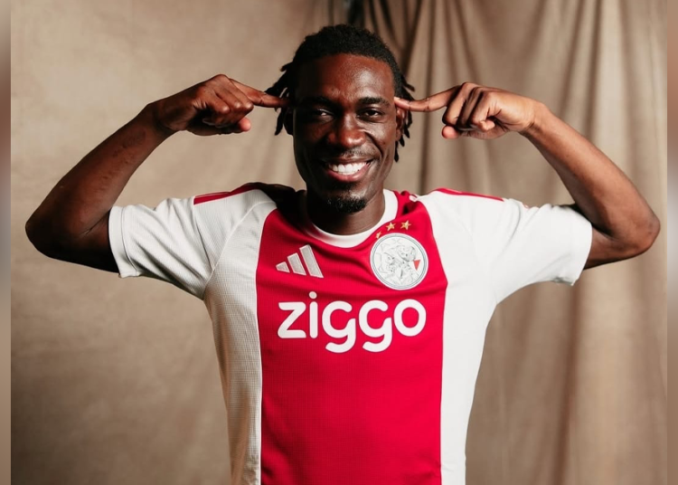 Yves Bissouma sous ses nouvelles couleurs de l’Ajax Amsterdam.