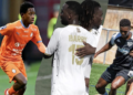 Bouba Barry, Ibrahima Chérif Fofana et Abdourahmane Barry lors de leurs matchs avec leurs clubs.