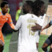 Bouba Barry, Ibrahima Chérif Fofana et Abdourahmane Barry lors de leurs matchs avec leurs clubs.