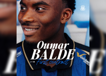 Oumar Baldé signe son premier contrat professionnel avec le FCV Dender.