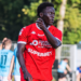 Oumar Conté célèbre son doublé avec le Wisła Kraków B en Pologne.