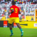 Serhou Guirassy célèbre son but lors de la victoire du Syli National face au Kenya.