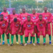 Alseny Cissé célèbre son triplé lors de la victoire de la Guinée face au Chili au Mondial scolaire U18 à Suzhou, en Chine.