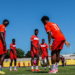 Yagouba Gnagna Barry, buteur du Horoya AC lors de la victoire (1-0) face à Al Merreikh en Ligue des champions de la CAF.