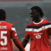 Soriba Diaoune sous les couleurs du LOSC Lille après son doublé face à Galatasaray en Ligue des champions.