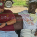 Fodé Mansaré lors du tournoi de détection de jeunes footballeurs au stade de Coléah, sponsorisé par Yellowbet en Guinée.