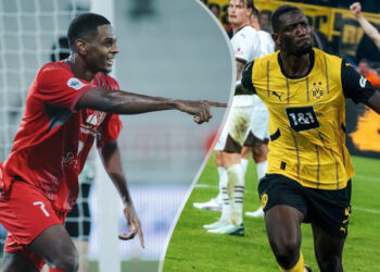 Serhou Guirassy, Sékou Oumar Yansané et Ousmane Camara, trois internationaux guinéens buteurs ce samedi.